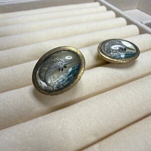 Gold and Silver Fish Cufflinks